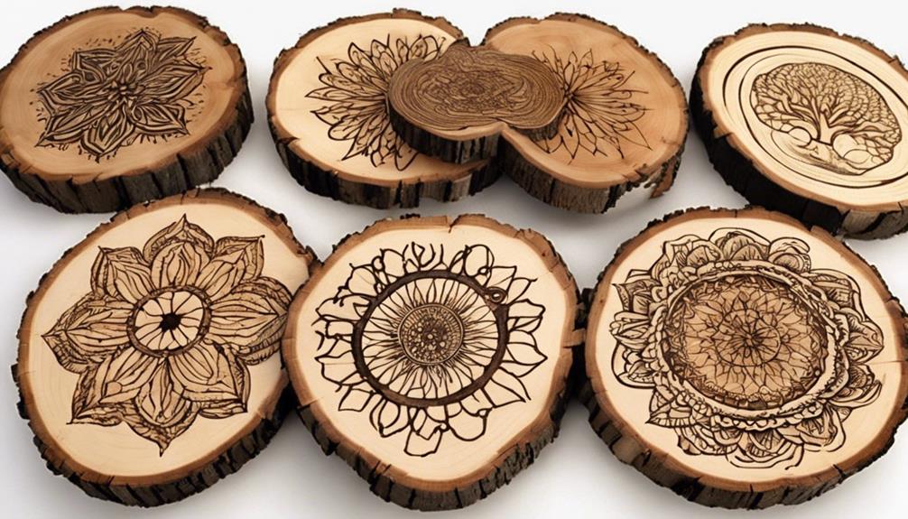 rustic coasters with style