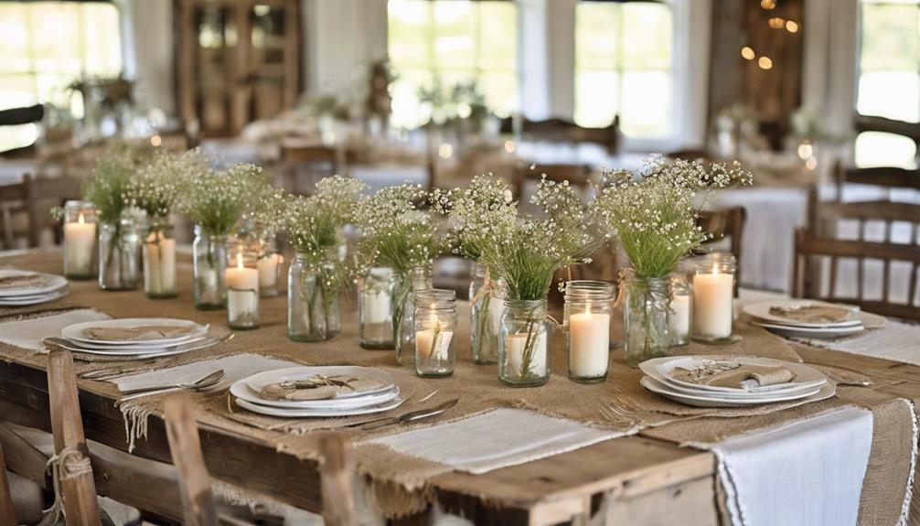 rustic table setting guide