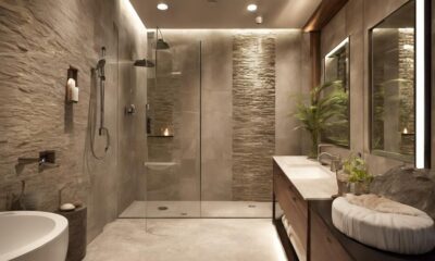 spa shower design ideas