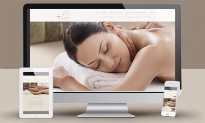 spa website design inspiration