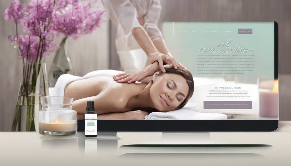 spa website design tips