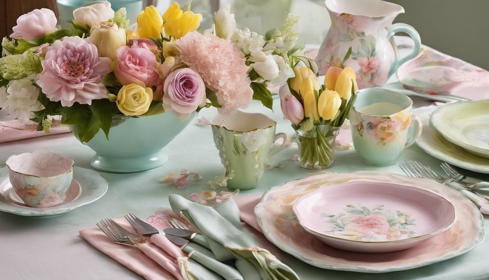 spring themed dinnerware collection introduced