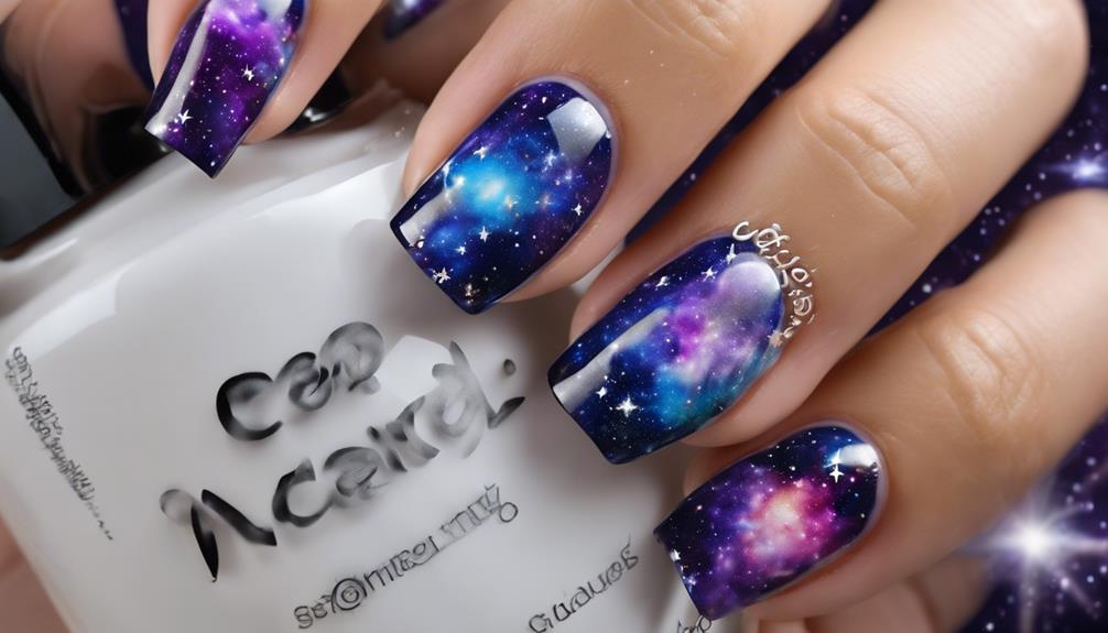 starry nails out of this world