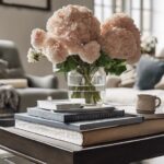 styling coffee table with books