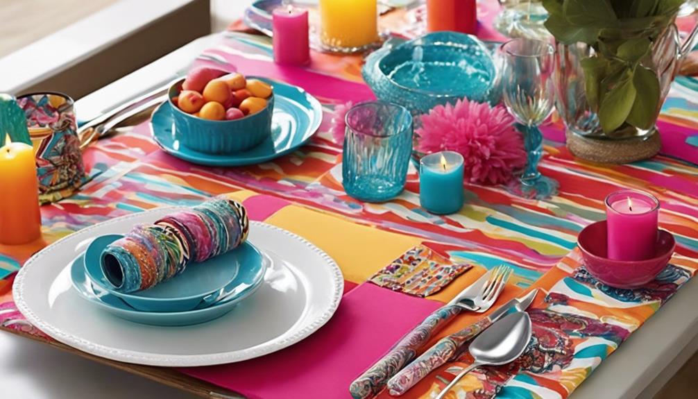 styling colorful coffee tables