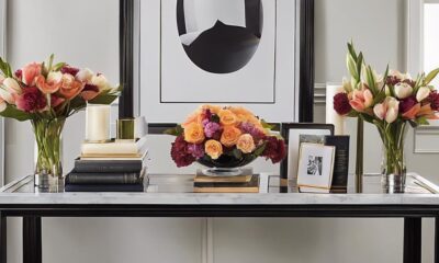 styling entryway table decor