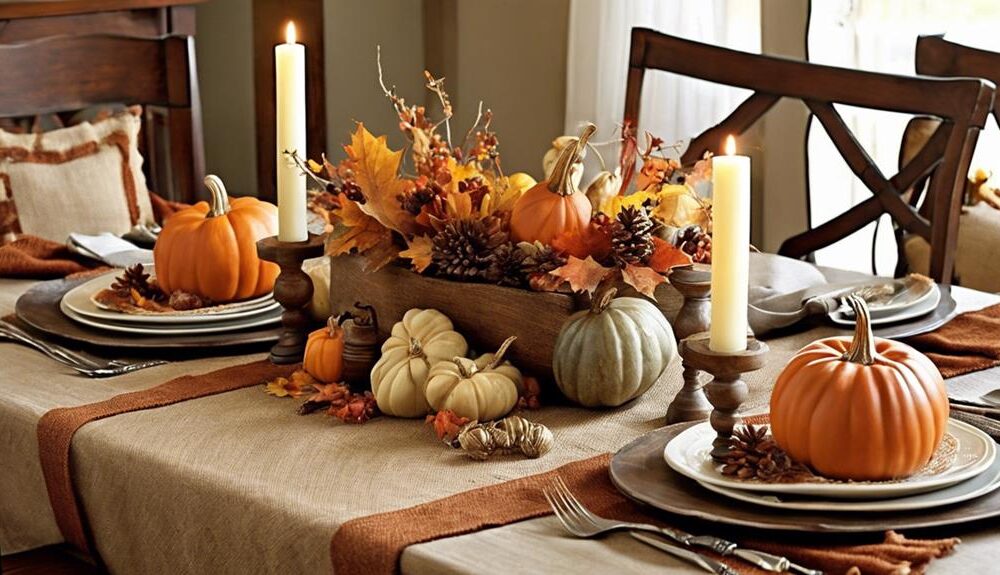 stylish fall table decor