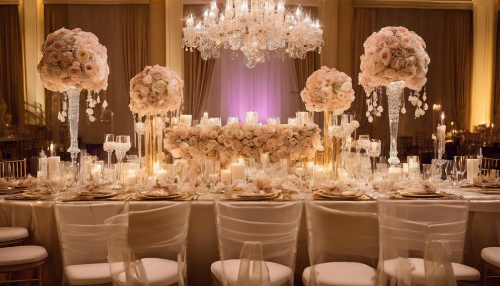 stylish wedding table decorations