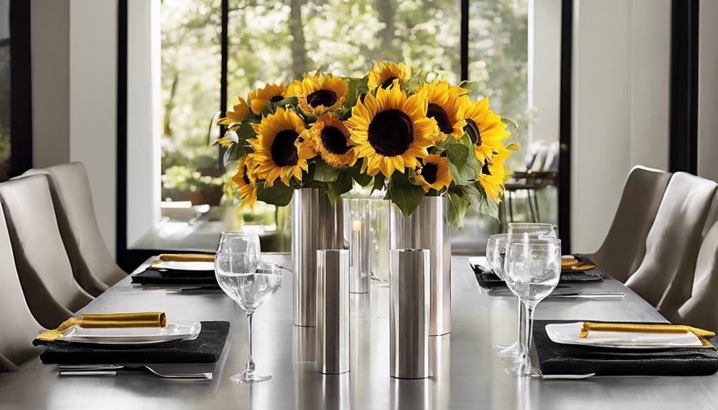 sunflower table decor trends
