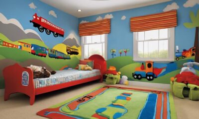 train themed toddler room decor