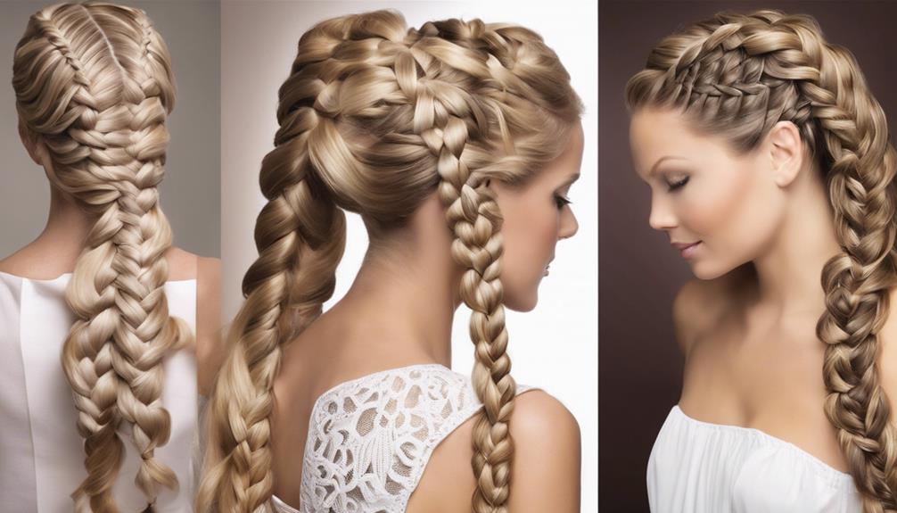 trendy hair braiding technique