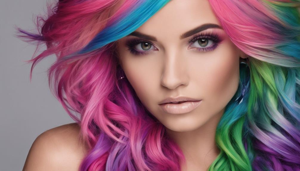 vibrant hair dye trends