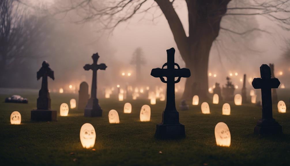 captivating ghostly lawn decor