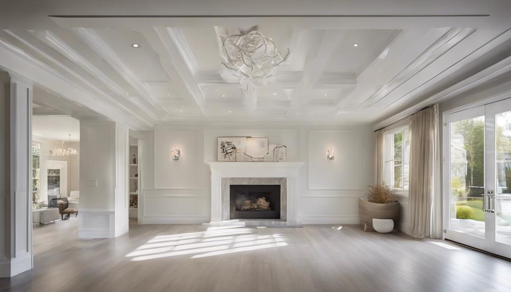 ceiling white paint options