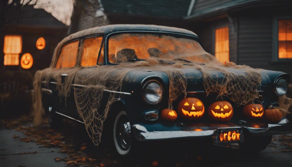 creative car halloween decor