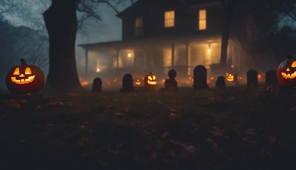 creepy halloween lawn decor