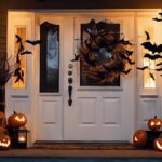 diy halloween door decorations