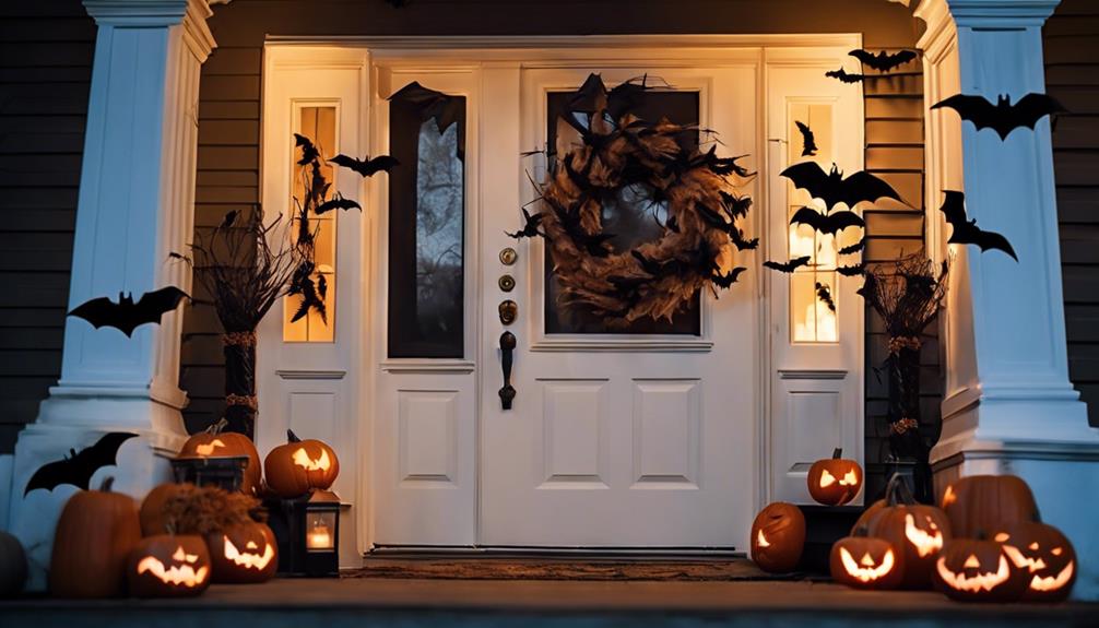 diy halloween door decorations