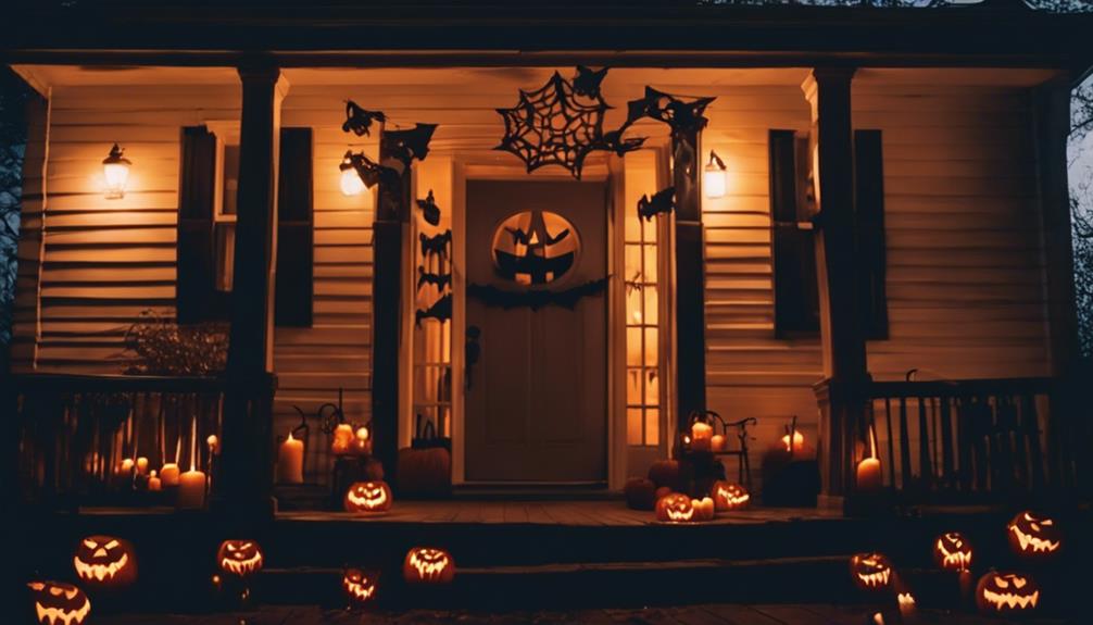 eerie halloween decorations featured