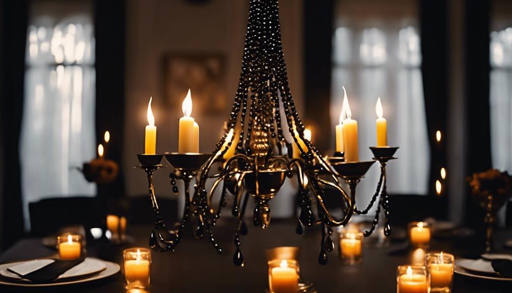 elegant halloween lighting ideas
