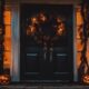 halloween front door decor