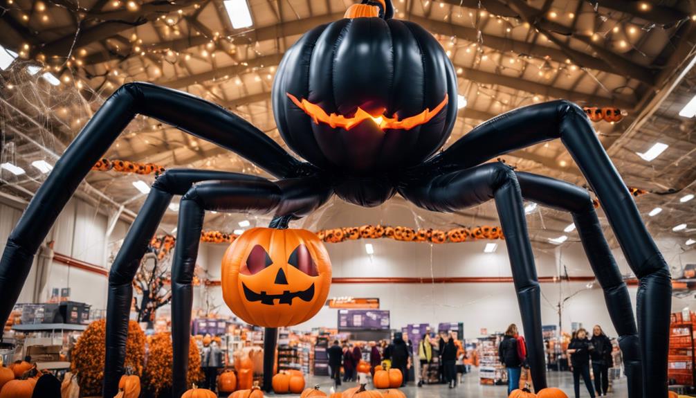 halloween inflatable spider decoration