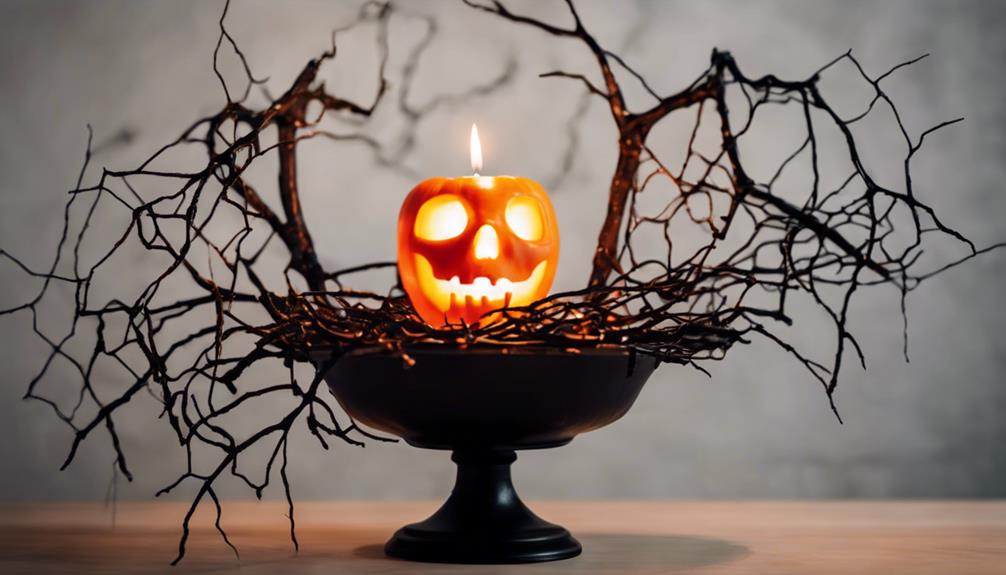 halloween themed homemade centerpiece ideas
