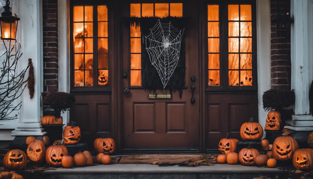 incorporating spooky halloween decorations