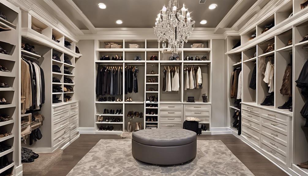 selecting walk in closet features