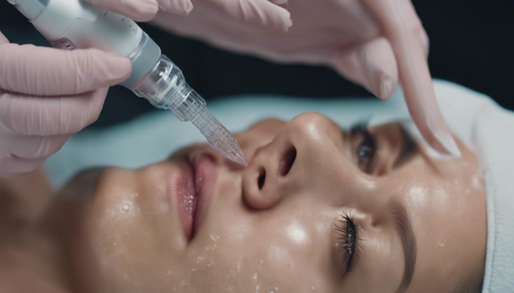 skin treatment using needles