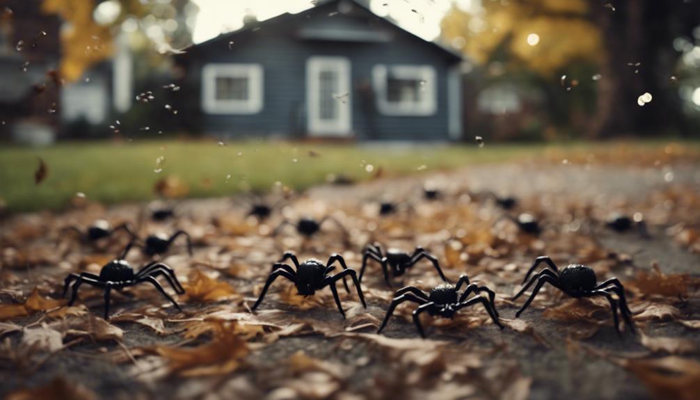 spider infestation in home