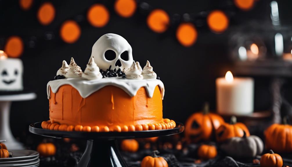 spooky halloween dessert decor