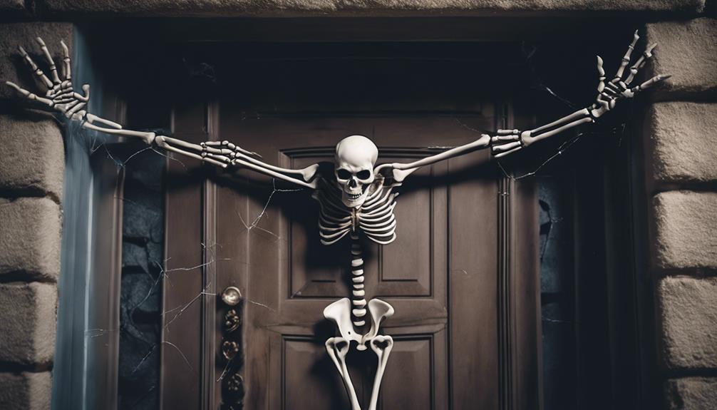 spooky halloween skeleton decorations
