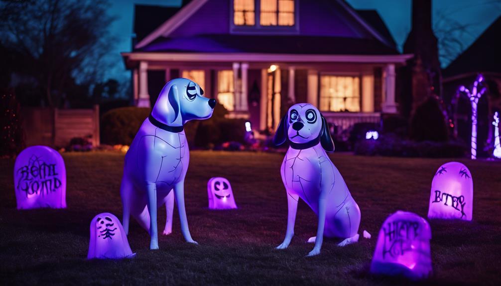 unique inflatable ghost dog