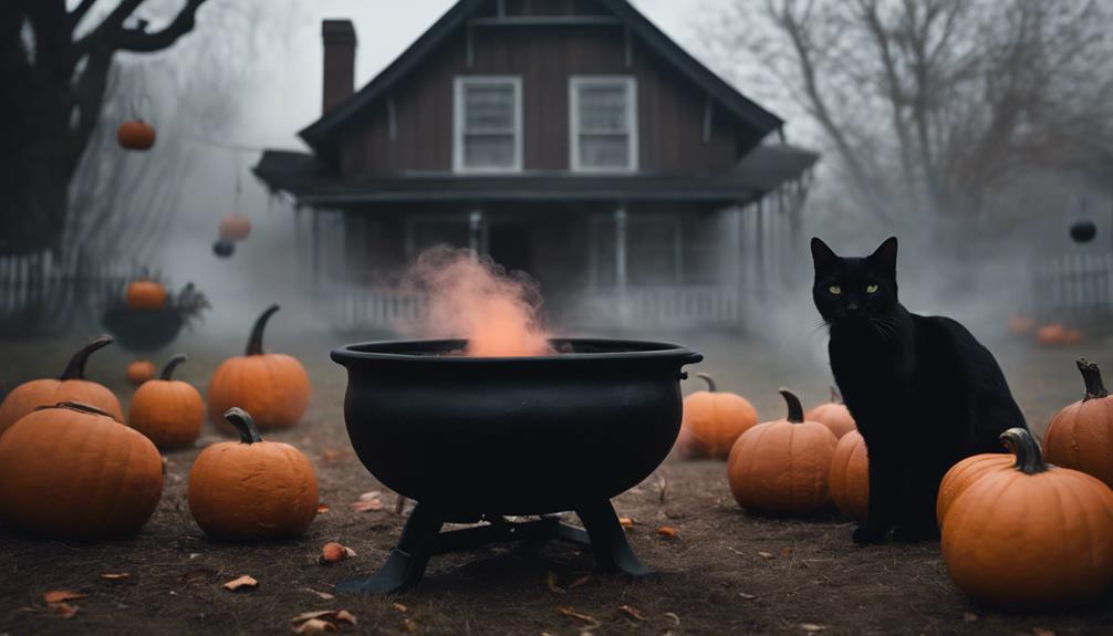 witches brew in cauldron