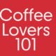 Coffee Lovers 101 Logo Secondary on Primary Color
