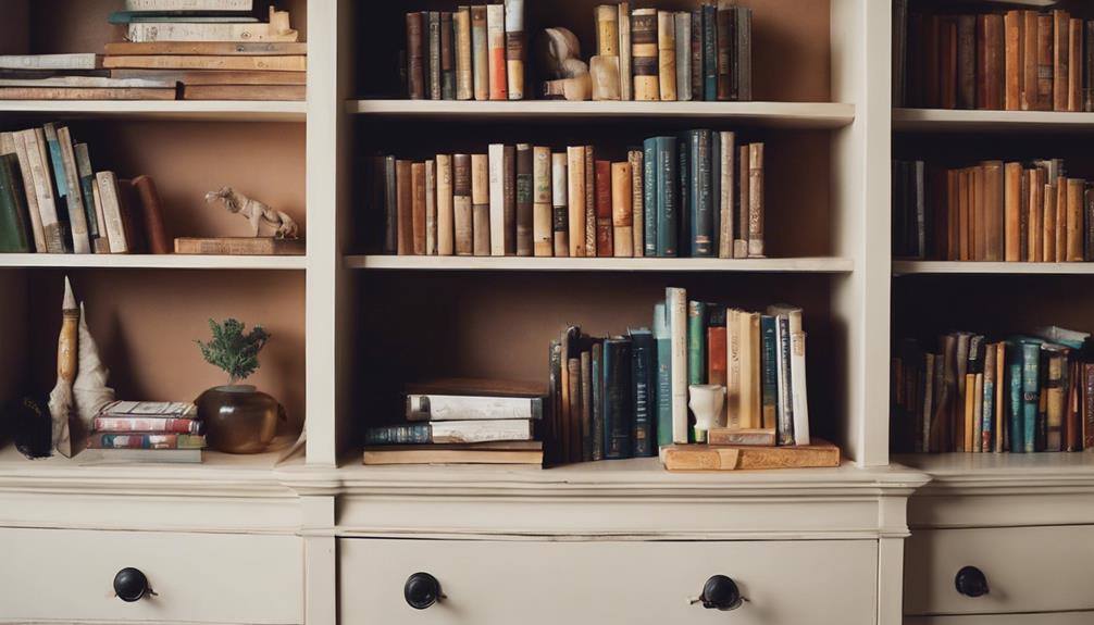 bookshelf turned into dresser