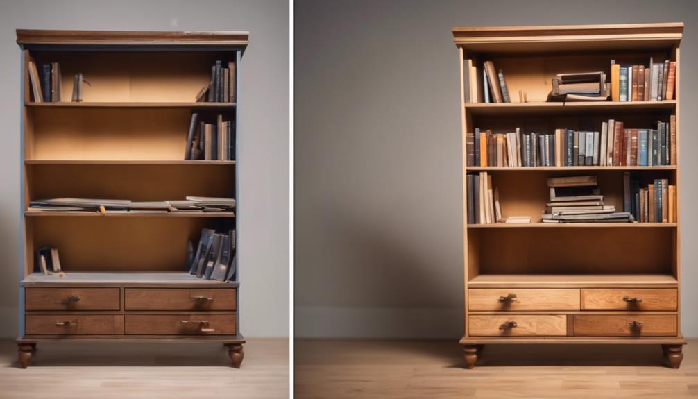 bookshelf with hidden storage