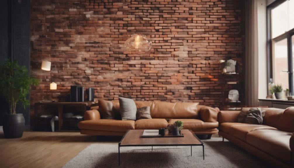 brick accent wall ideas