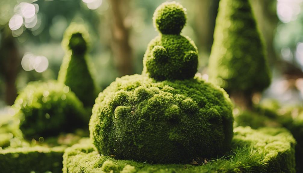 captivating garden moss art