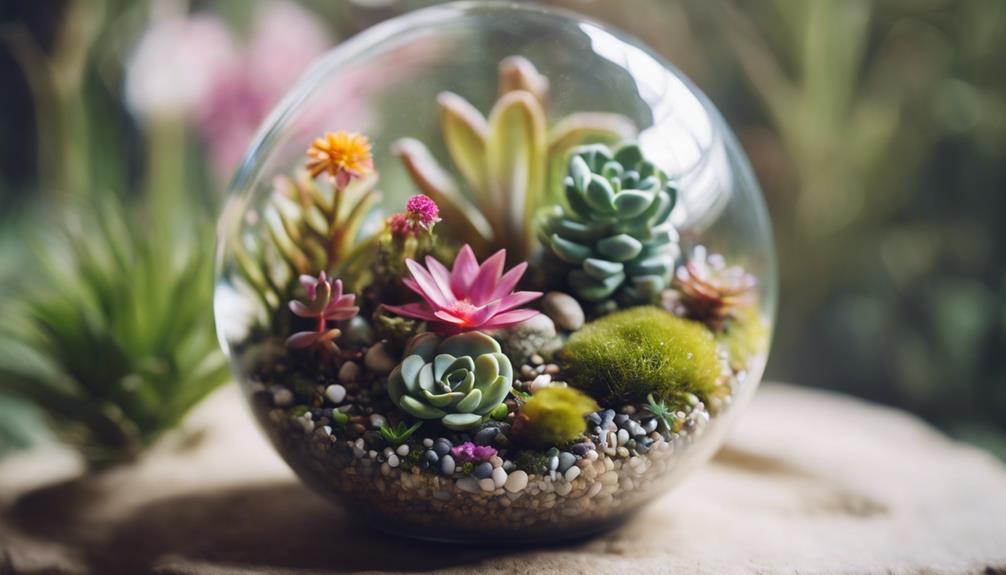 captivating miniature garden display