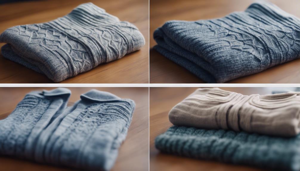 choosing a sweater fold
