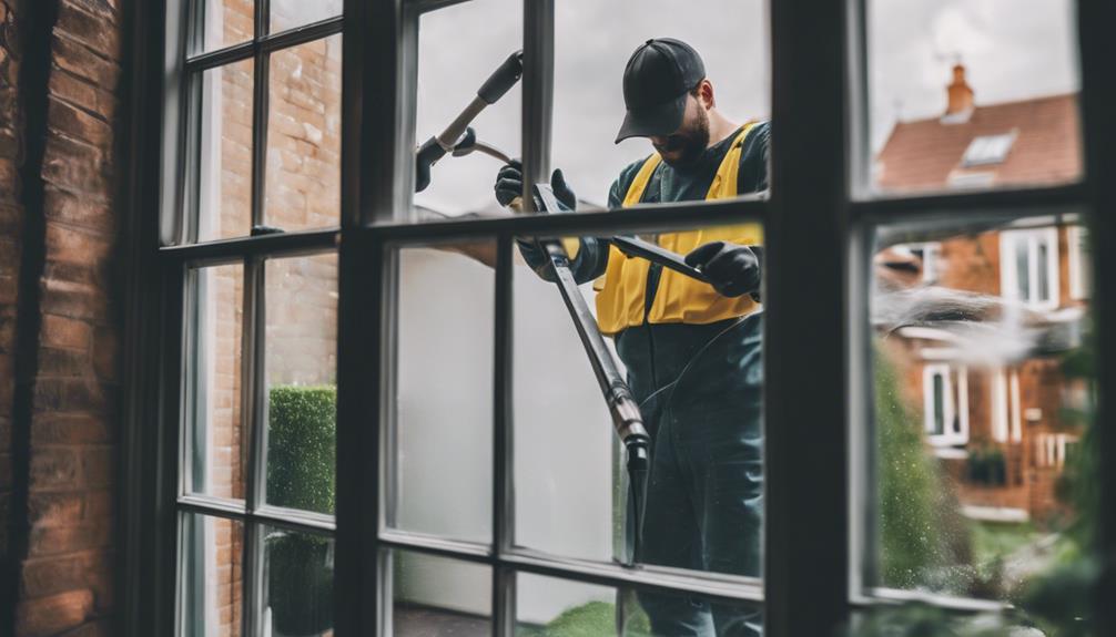 choosing outdoor window cleaner