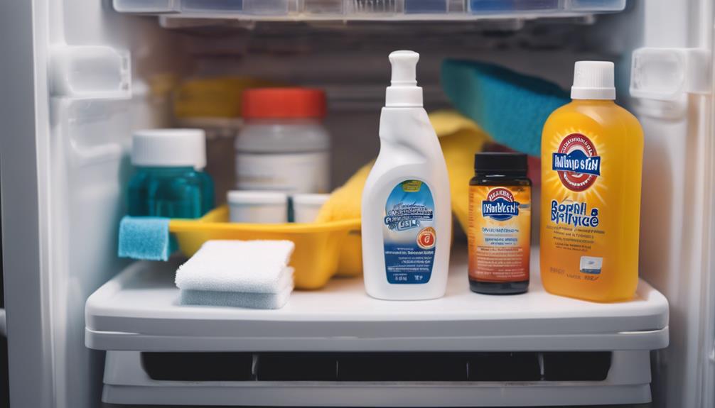 cleaning fridge effectively and safely