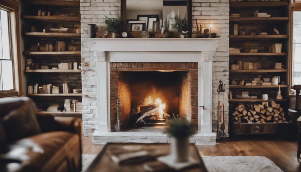 cozy cabin fireplace renovation