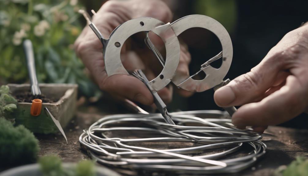 create wire circle jewelry