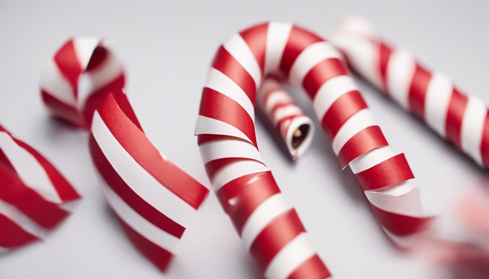 creating festive candy canes