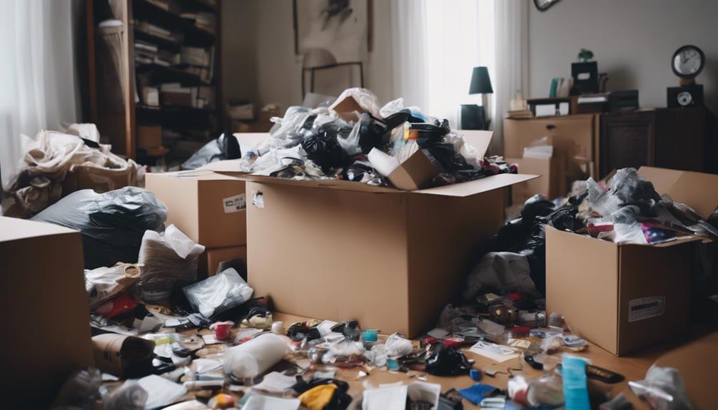 decluttering for a tidy home