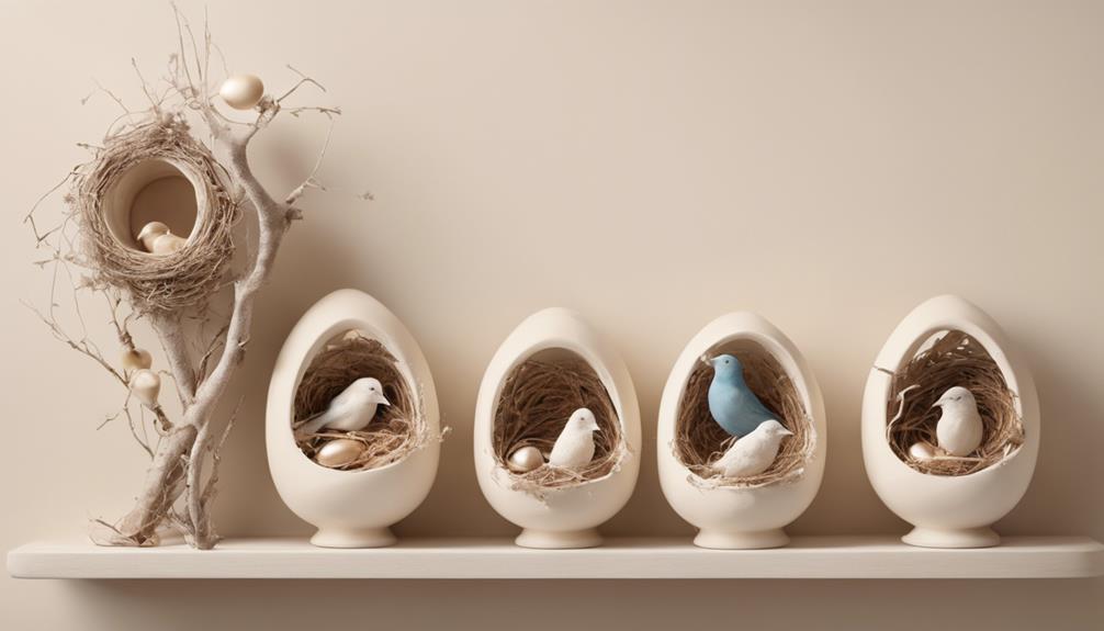 decorating with bird nests