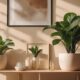 decorative wall sconces plants